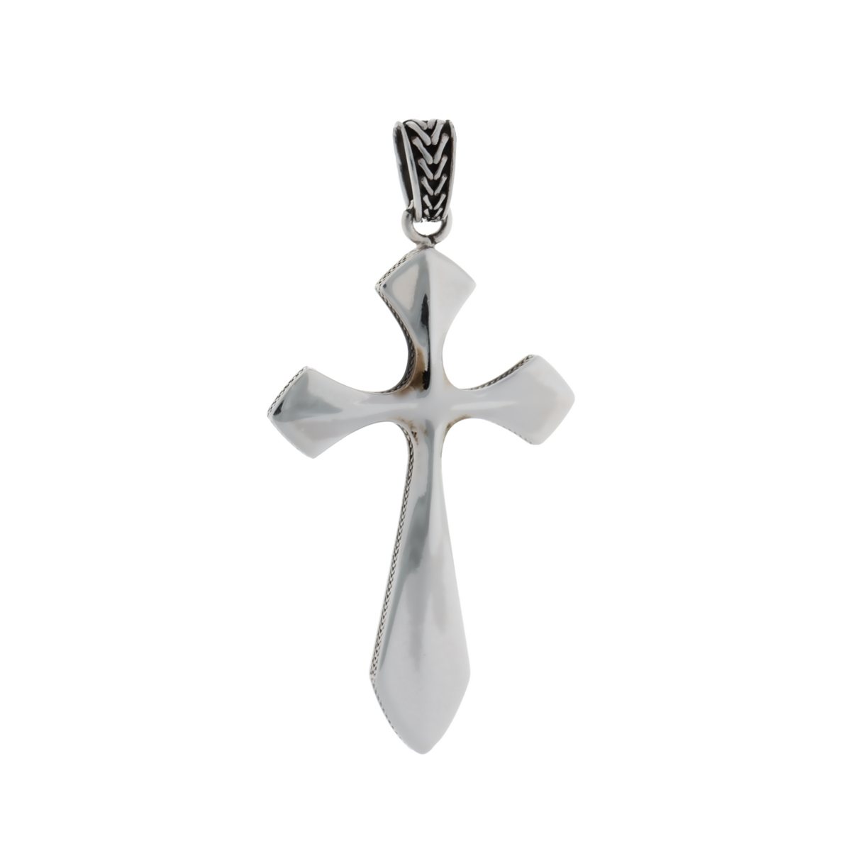 Ciondolo croce armena realizzato in argento 925 dal brand dueaerre 1938